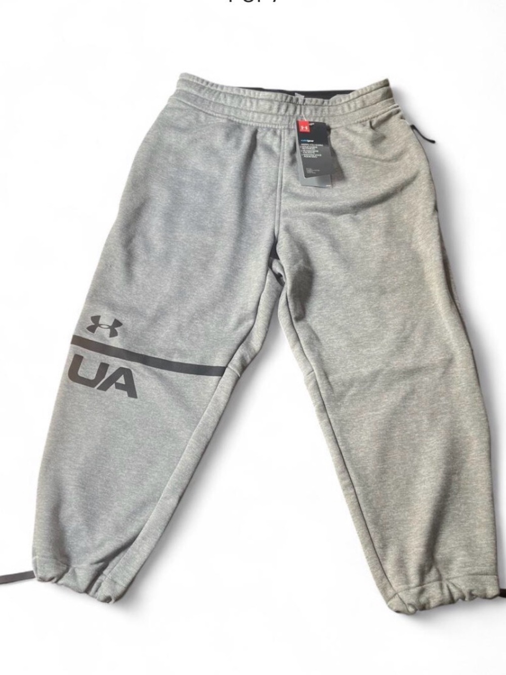 Under Armour NWT Gray Cropped Jogger Sweatpants Men’s M - Picture 1 of 6
